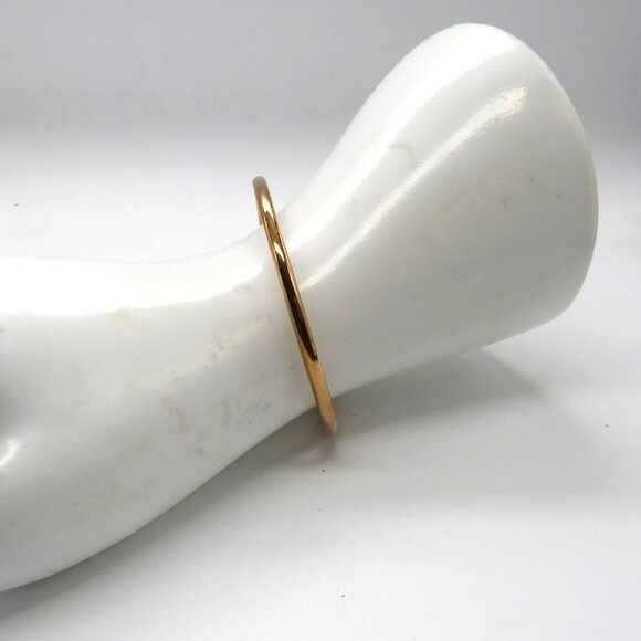 Heartbeat Bracelet Heart Gold Tone Clear Crystal Bangle Love Valentine - Picture 5 of 11